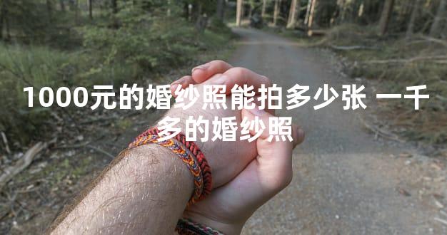 1000元的婚纱照能拍多少张 一千多的婚纱照